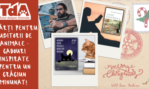 8 cărți pentru iubitorii de animale - cadouri inspirate pentru un Crăciun minunat!