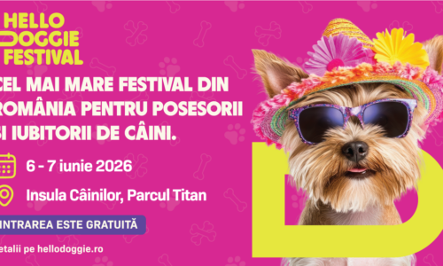 Hello Doggie Festival, cel mai mare festival pentru iubitorii și posesorii de câini din România, va avea loc pe 6-7 iunie 2026