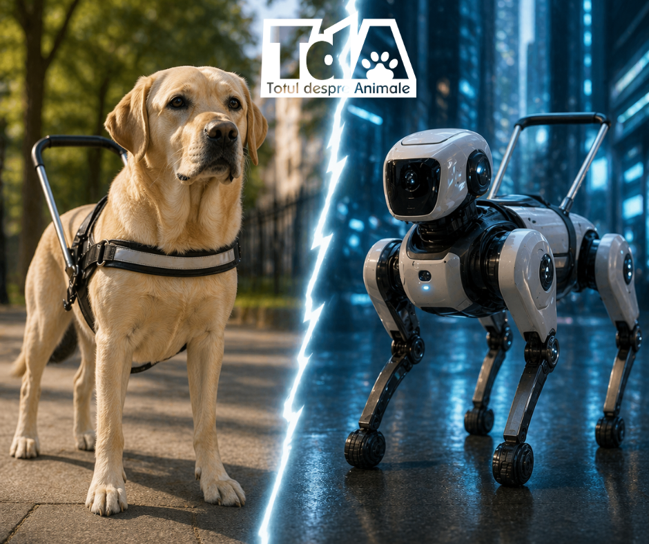 Pot câinii-ghid robotici să-i înlocuiască pe cei reali? 